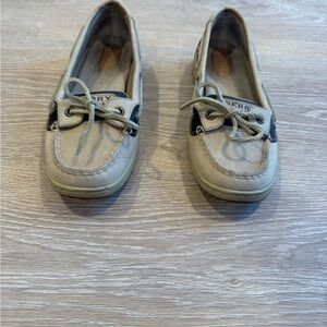 Sperry Women's Beige and leopard Loafers